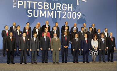 Representantes dos países do G20